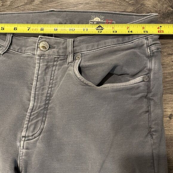 Faherty Pants Mens 32 Gray Stretch Terry 5-Pocket Slate Comfort MBC0020-SLT - Picture 5 of 10